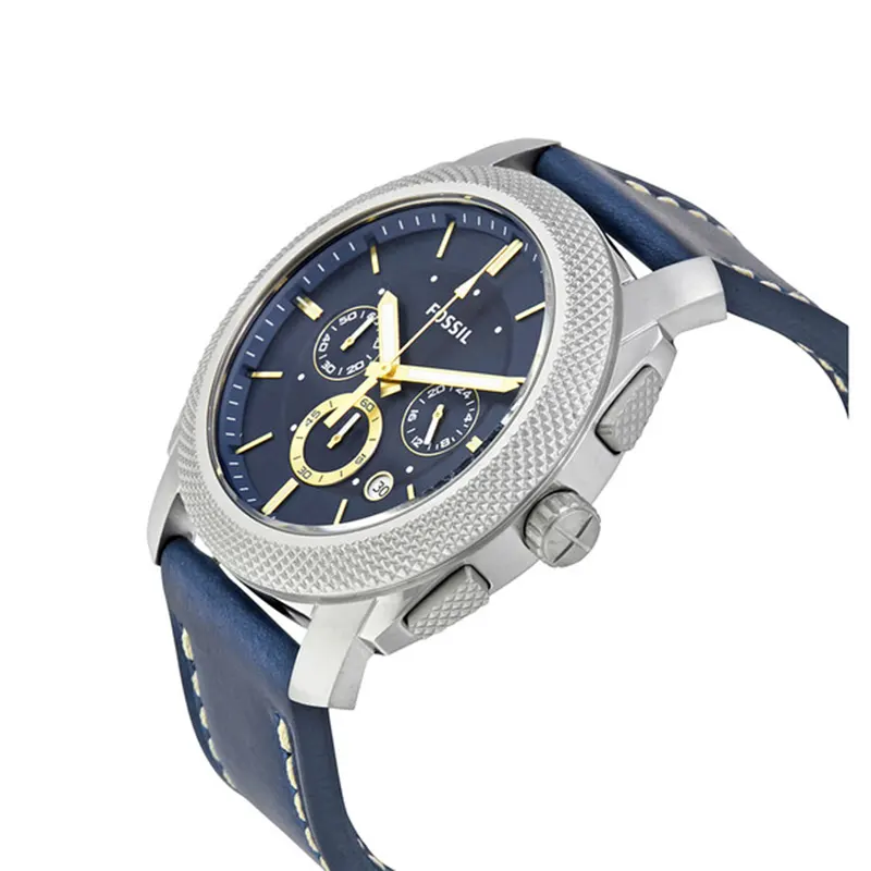 Fossil Machine Quartz Chronograph Blue Dial Men's Watch- FS5262